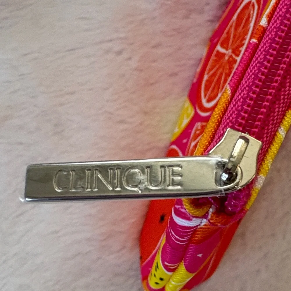 Clinique Colorful Citrus Print Pouch